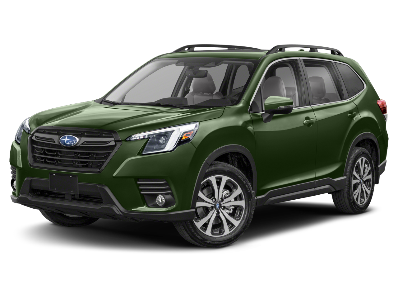 2023 Subaru Forester Limited in Crystal White Pearl — front three-quarter view