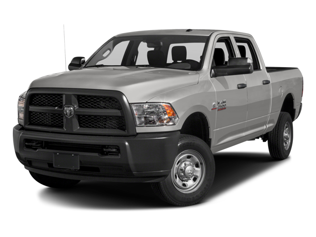 2016 RAM 2500 Tradesman in Bright Silver Metallic Clearcoat — front three-quarter view