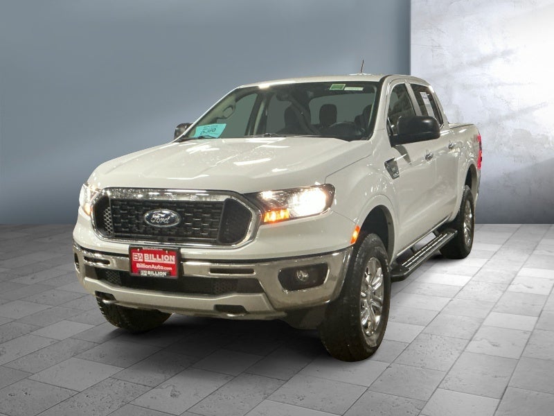 2021 Ford Ranger XLT in Oxford White — front three-quarter view