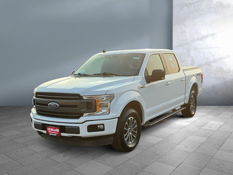 2020 Ford F-150 XLT in Oxford White — front three-quarter view