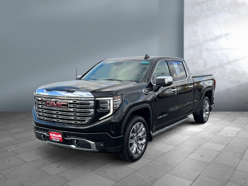 2024 GMC Sierra 1500 Denali in Onyx Black — front three-quarter view