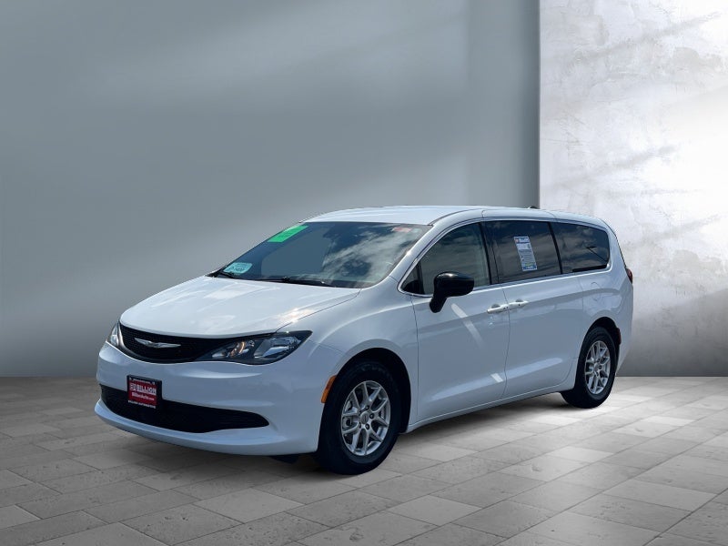 2024 Chrysler Voyager LX in Bright White Clearcoat — front three-quarter view