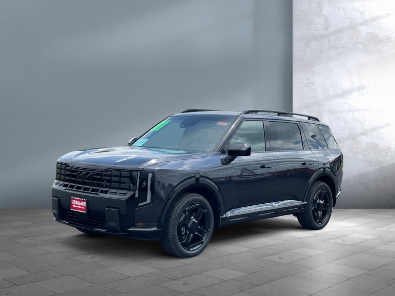 2027 Kia Telluride X-Line EX in Panthera Metal — front three-quarter view